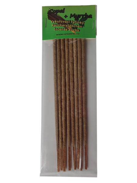 Copál + Myrha vonné tyčinky 8 ks (1)